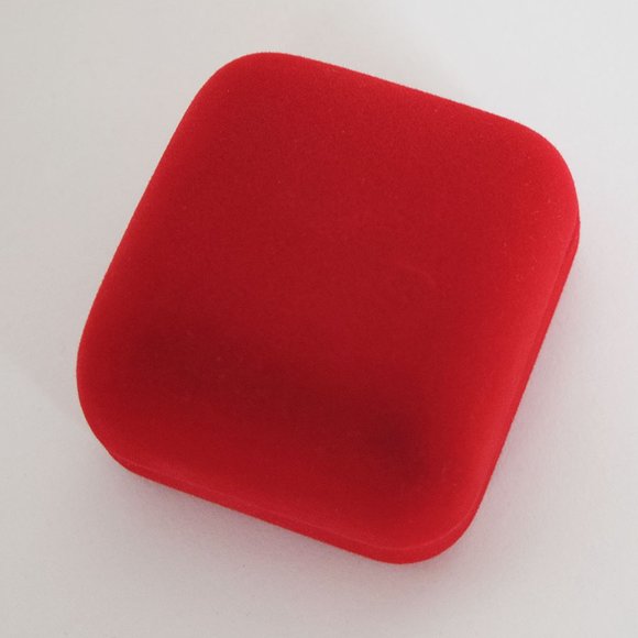 4/$20 Red Velvet Gift Box for Pendant Necklace / Classic Jewelry Packaging - Picture 5 of 7